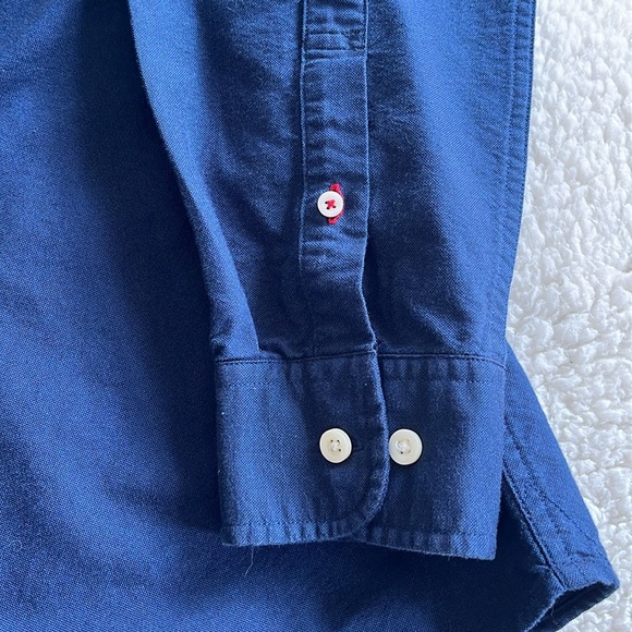 NWOT- Mens Tommy Hilfiger Long Sleeve Poplin Shirt - M - Picture 5 of 8